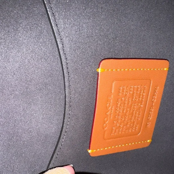 Coach Chain Tabby in Loved Leather Bag with Charms - Picture 10 of 12